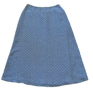Pendleton Maxi Skirt size 10 Petite Blue Cottagecore 100% polyester